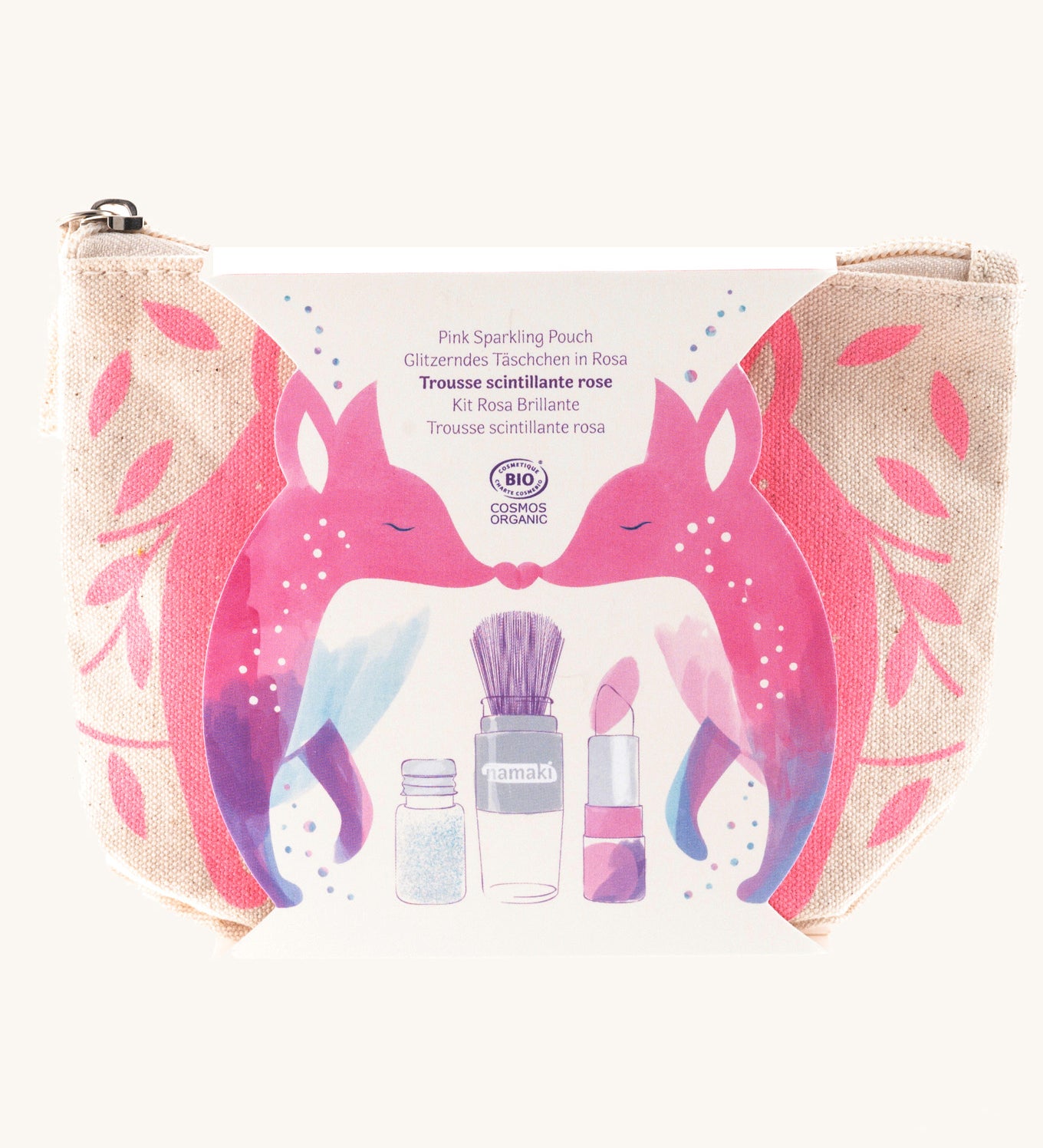 Namaki Pink Fox Sparkling Pouch