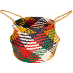 Panier ventral en jonc de mer multicolore Namaste