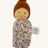 Nanchen Oak Baby Waldorf Doll - Floral