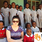 Children helped by the Nasio Trust, working in Kenya to alleviate period poverty.