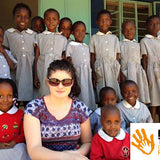 Children helped by the Nasio Trust, working in Kenya to alleviate period poverty.