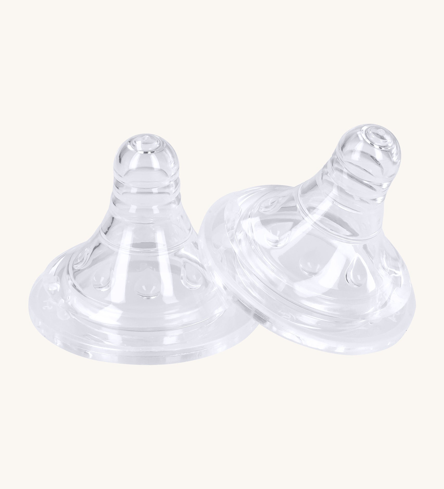 Lola & Lykke Nipple Teats 2-Pack. None collapsible with an  anti-colic vent