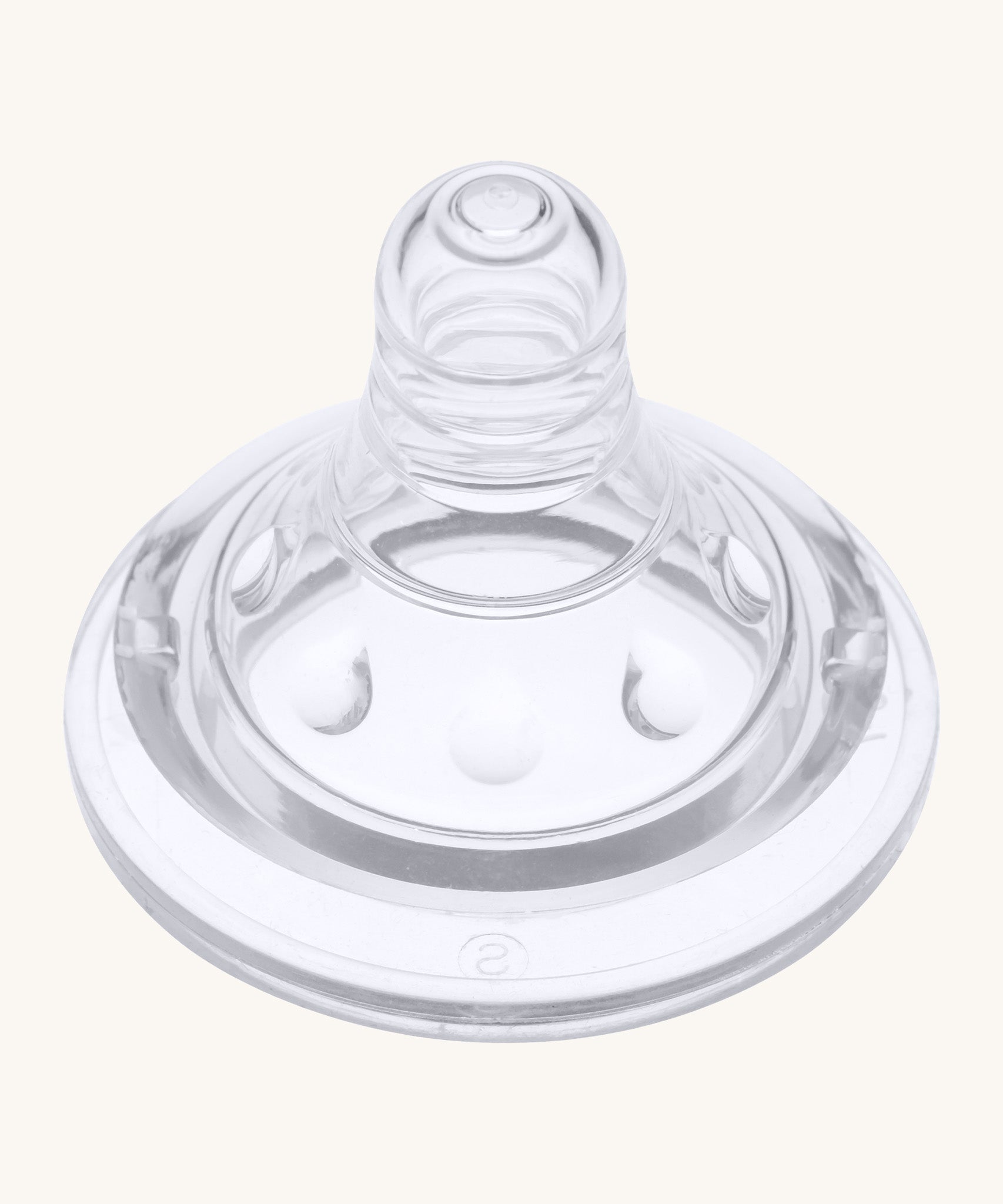 The Lola & Lykke Nipple Teats 2-Pack at a top angle showing the design of the teat