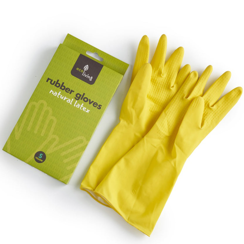 Gants en caoutchouc vert en latex naturel Ecoliving