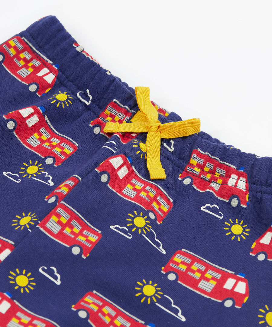 Frugi navy snuggle crawlers fire engine waist detail