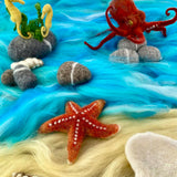 The Makerss - Small Octopus Needle Felt Kit