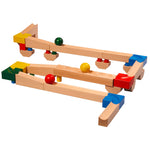 Nic Cubio Wooden Marble Run Basic Set