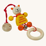 Nic Wooden Cat Pram Toy