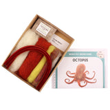 The Makerss - Small Octopus Needle Felt Kit