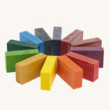 OkoNorm 12 Coloured Wax Crayon Blocks