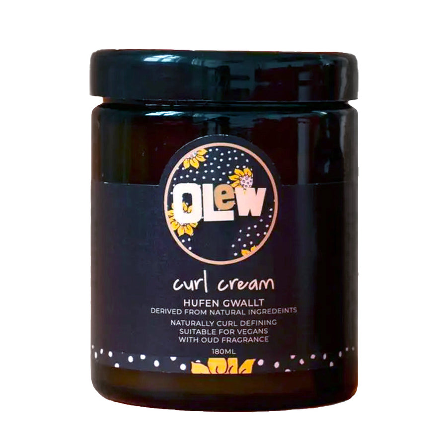 Olew Limited edition Oud collection hair curling cream on a white background