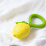 Oli & Carol Lemon Rattle Teether