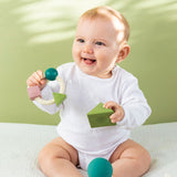 Oli & Carol X Bauhaus Movement Teething Ring Pastel Colours