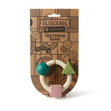 Oli & Carol X Bauhaus Movement Teething Ring Pastel Colours