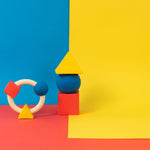 Oli & Carol X Bauhaus Movement Teething Ring Basic Colours