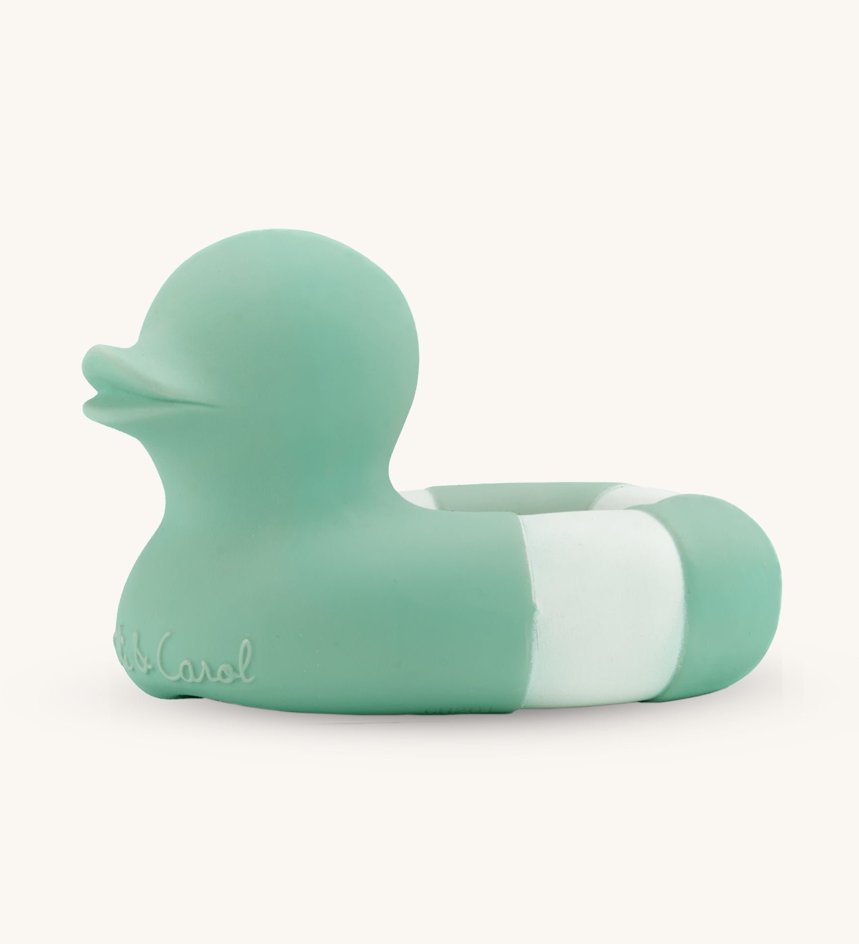 Oli & Carol Flo The Floatie Duck Mint on a plain background. 