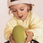 Oli & Carol Natural Rubber Baby Ball - Melon