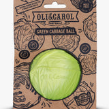 Oli & Carol Natural Rubber Baby Ball - Green Cabbage