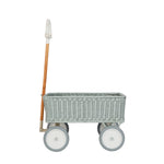 Olli Ella Rattan Wonder Wagon - Vintage Blue