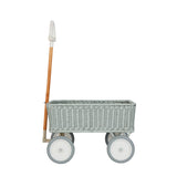 Olli Ella Rattan Wonder Wagon - Vintage Blue