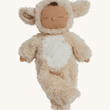 The Lamby Picket Olli Ella Cozy Dinkum Doll on a plain background. 