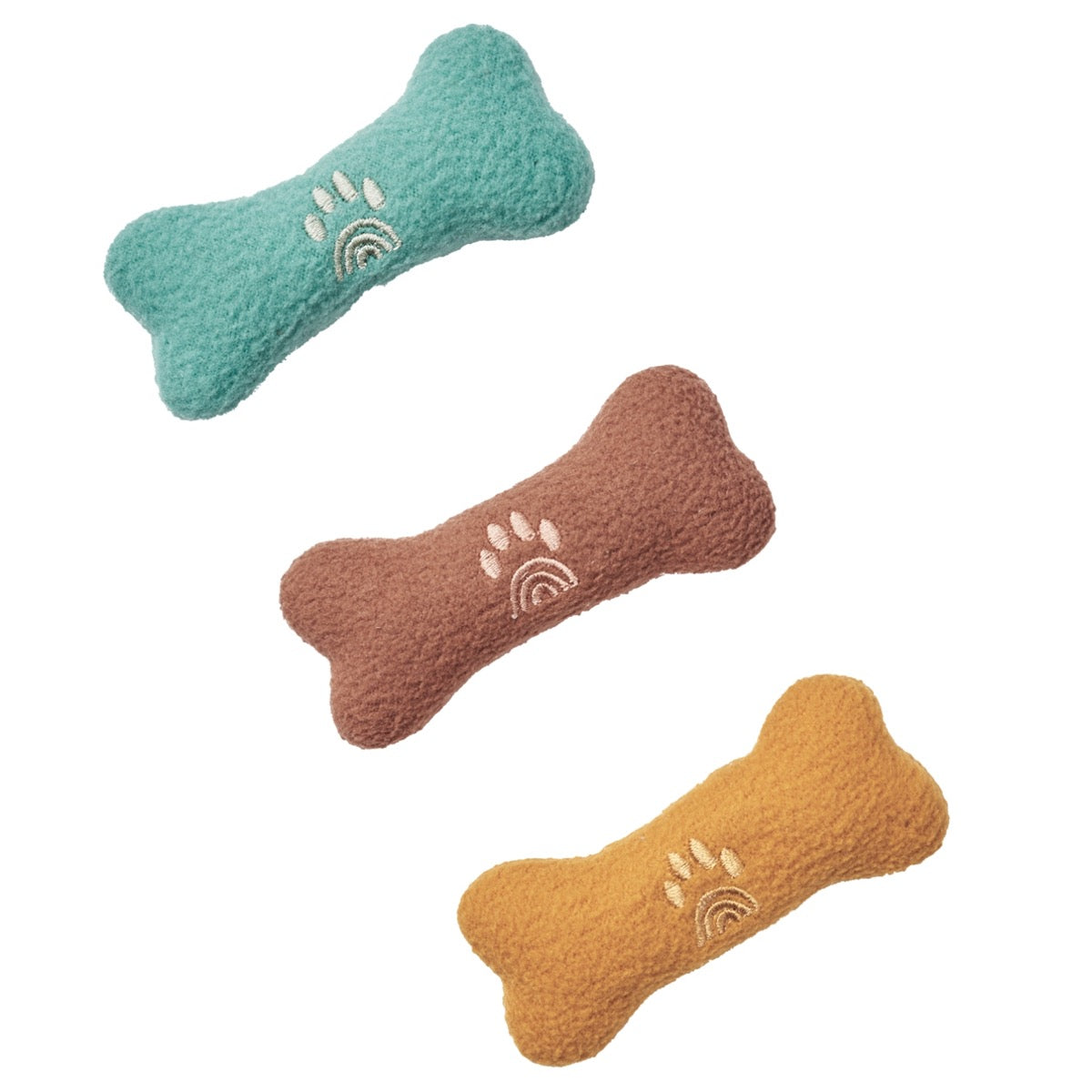 Set of 3 Olli Ella Dinkum Dog Bones in Blue