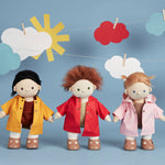 Olli Ella Dinkum Doll Ahoy Raincoat - Pink