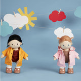 Olli Ella Dinkum Doll Ahoy Raincoat - Pink