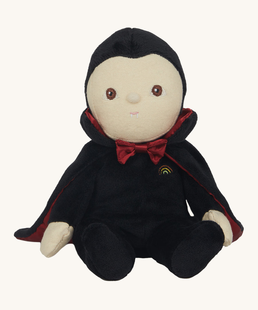 Olli Ella dinky vampire doll black cape and fangs