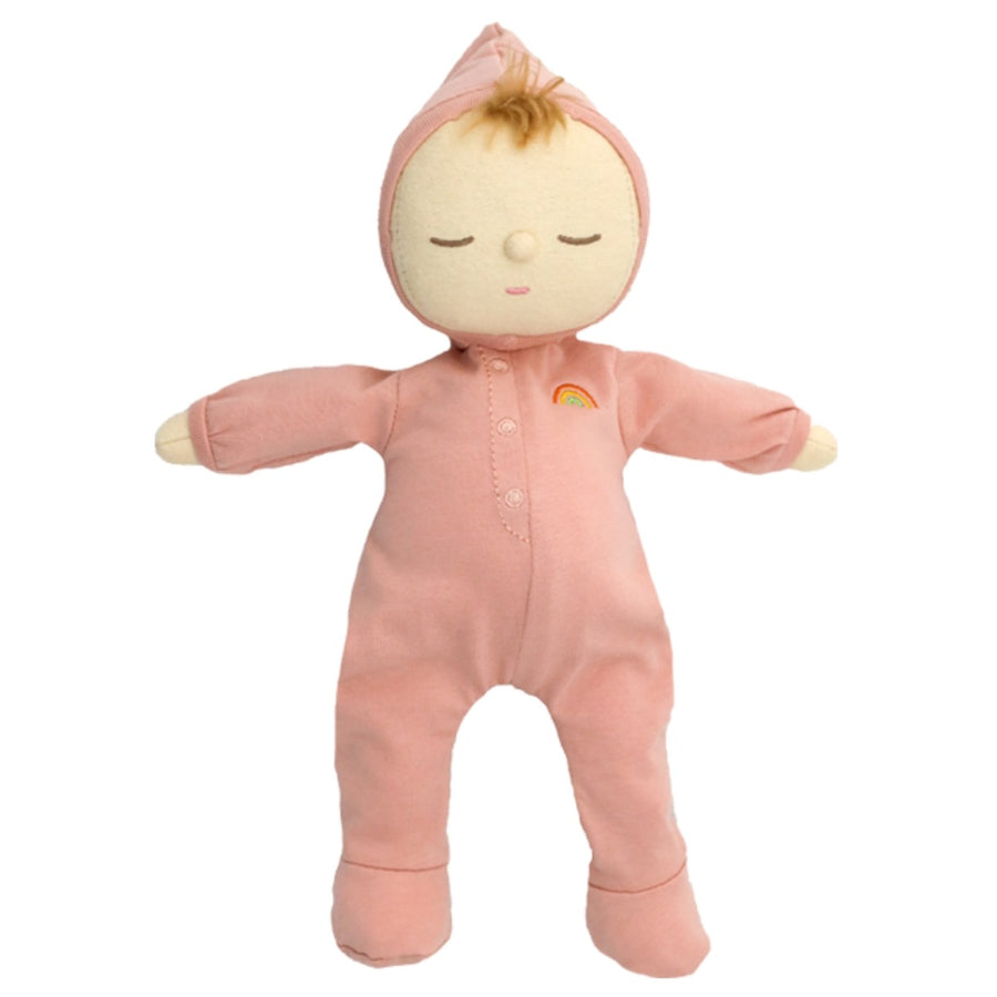 Olli Ella Dozy Dinkum doll Moppet laid out in a neutral position on a white background