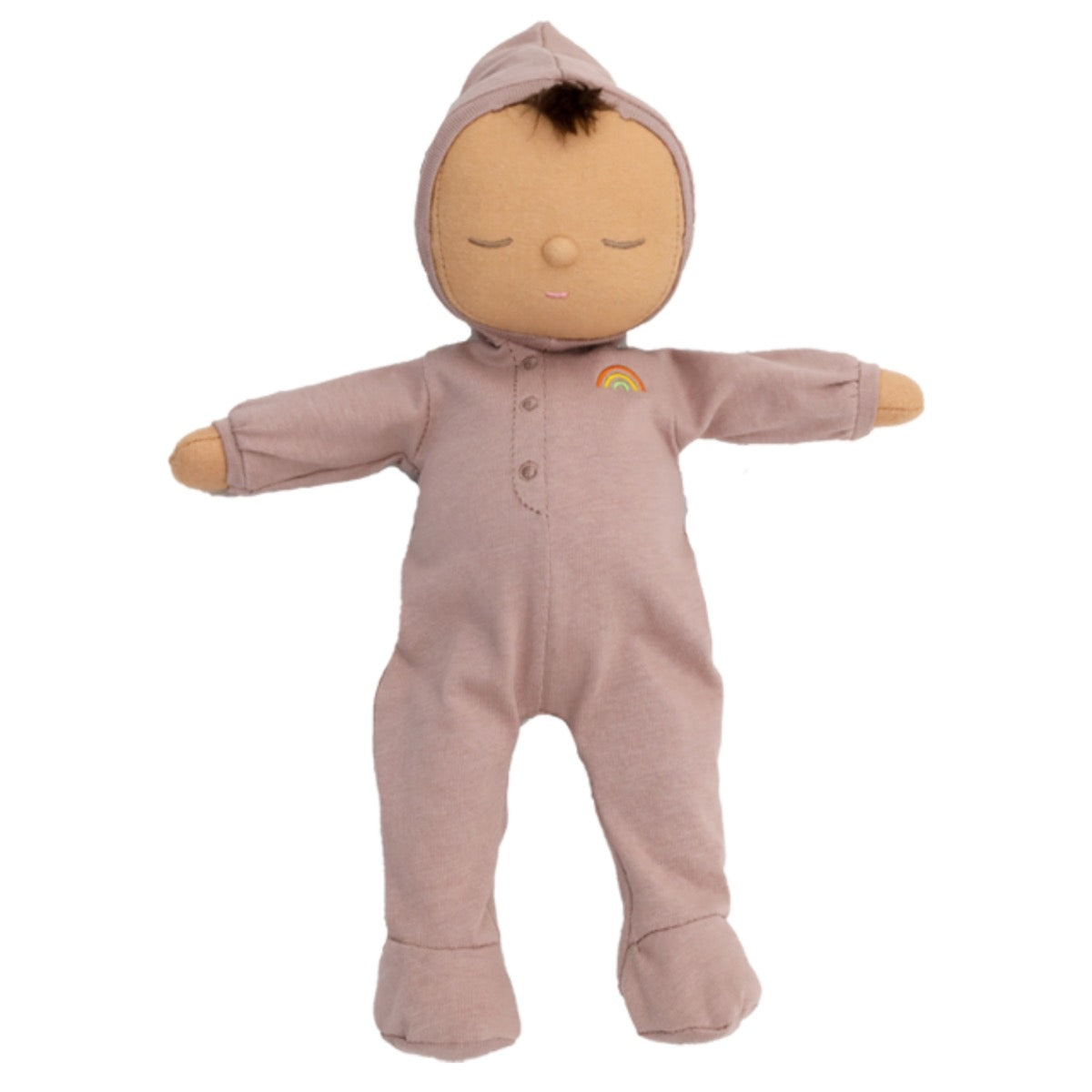 Olli Ella eco-friendly Dozy Dinkum doll Pip in a neutral position on a white background