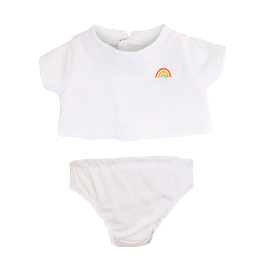 Olli ella eco-friendly dinkum doll basics toy clothing set on a white background