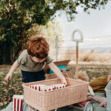 Olli Ella Rattan Wonder Wagon - Rose