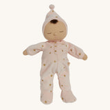 Olli Ella Lullaby Dozy Dinkum Doll - Luna is a baby doll with light brown skin