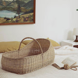 Olli Ella Lyra Rattan Moses Basket