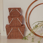 Olli Ella Medium Piki Rattan Basket - Natural