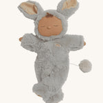 Olli Ella Pip Lullaby Cozy Dinkum Bunny  on a plain background. 