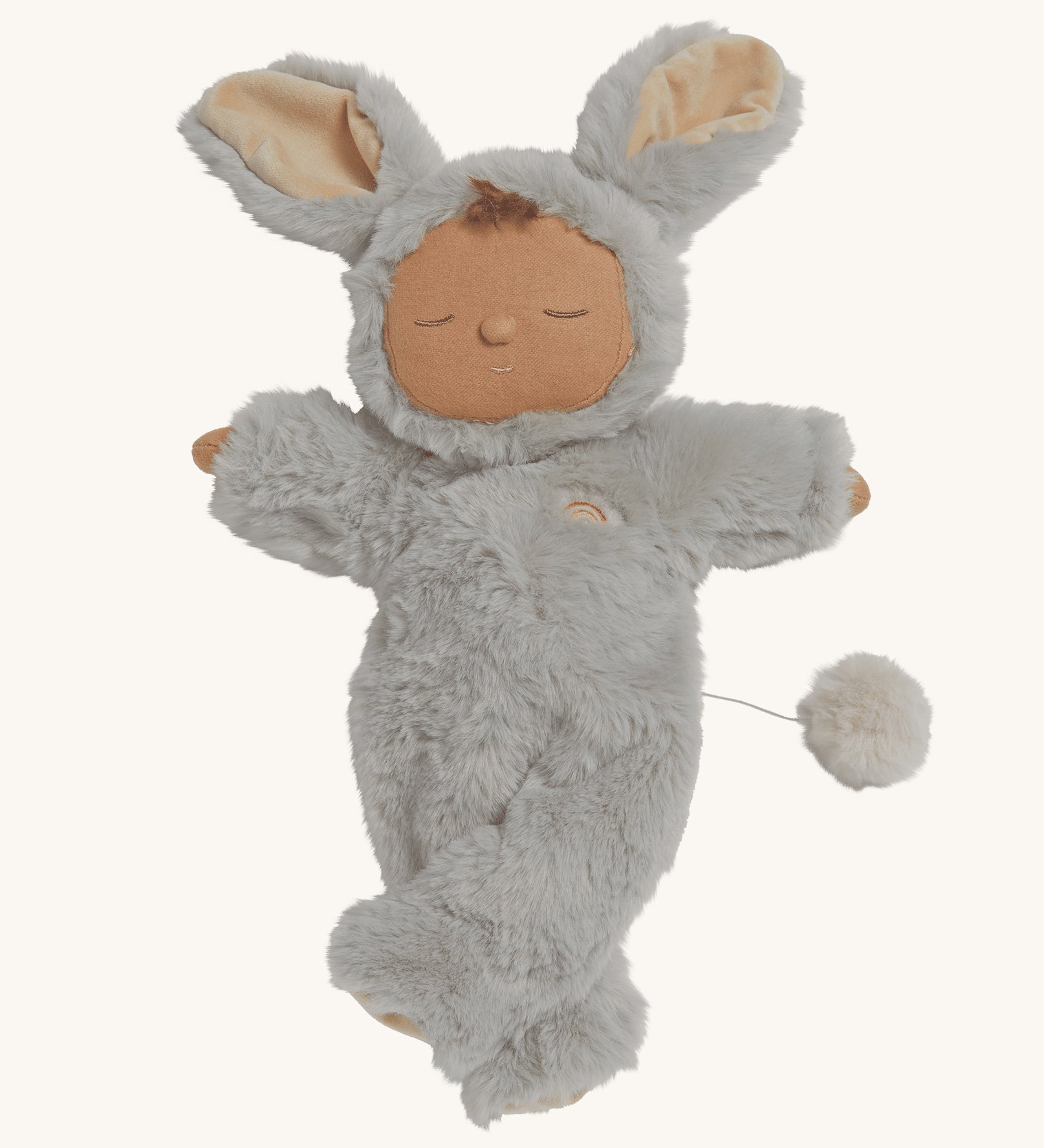 Olli Ella Pip Lullaby Cozy Dinkum Bunny  on a plain background. 