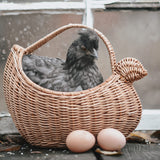 Olli Ella Rattan Chicken Basket