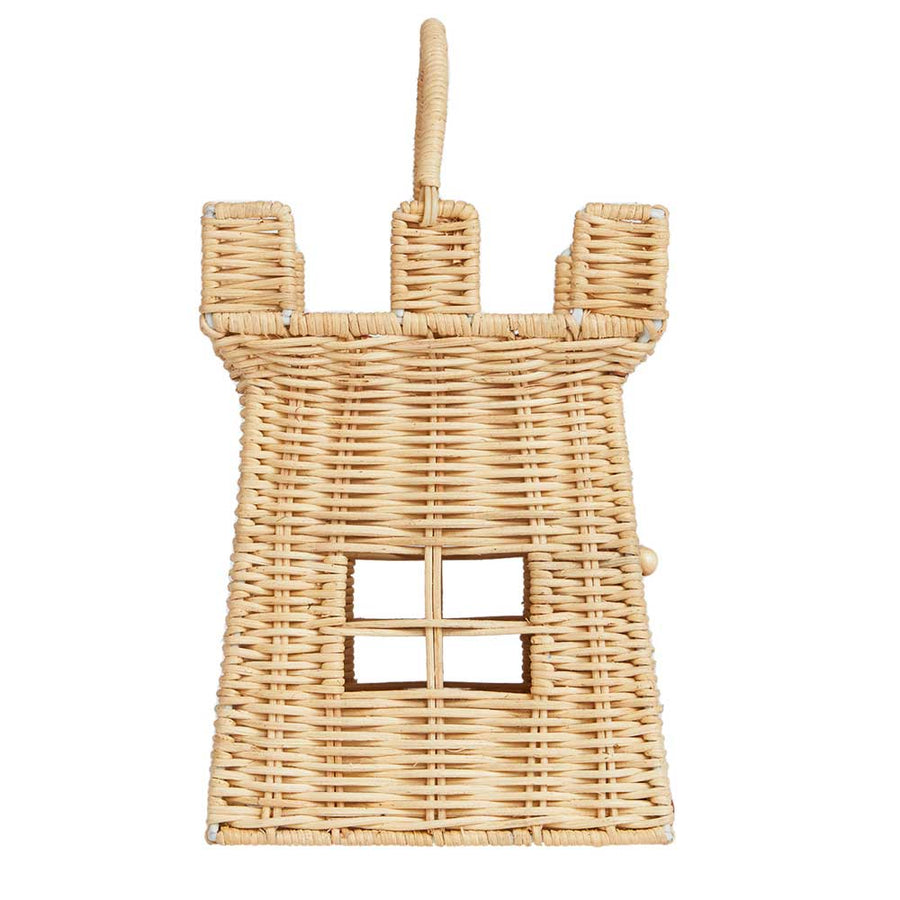 side Olli Ella Rattan Castle Bag