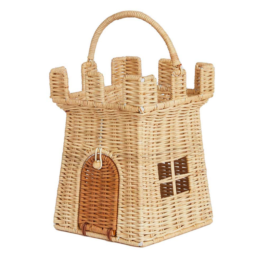 Olli Ella Rattan Castle Bag