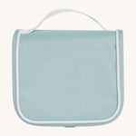 Olli Ella See-Ya Wash Bag in a Steel Blue colour pictured on a plain background