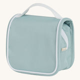 Olli Ella See-Ya Wash Bag in a Steel Blue colour pictured on a plain background