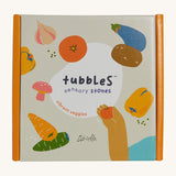 Olli Ella Tubbles Sensory Play Stones - Vibrant Veggies