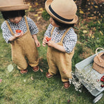 Olli Ella Rattan Wonder Wagon - Vintage Blue