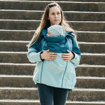 Veste de pluie de portage Mamalila Organic Aqua