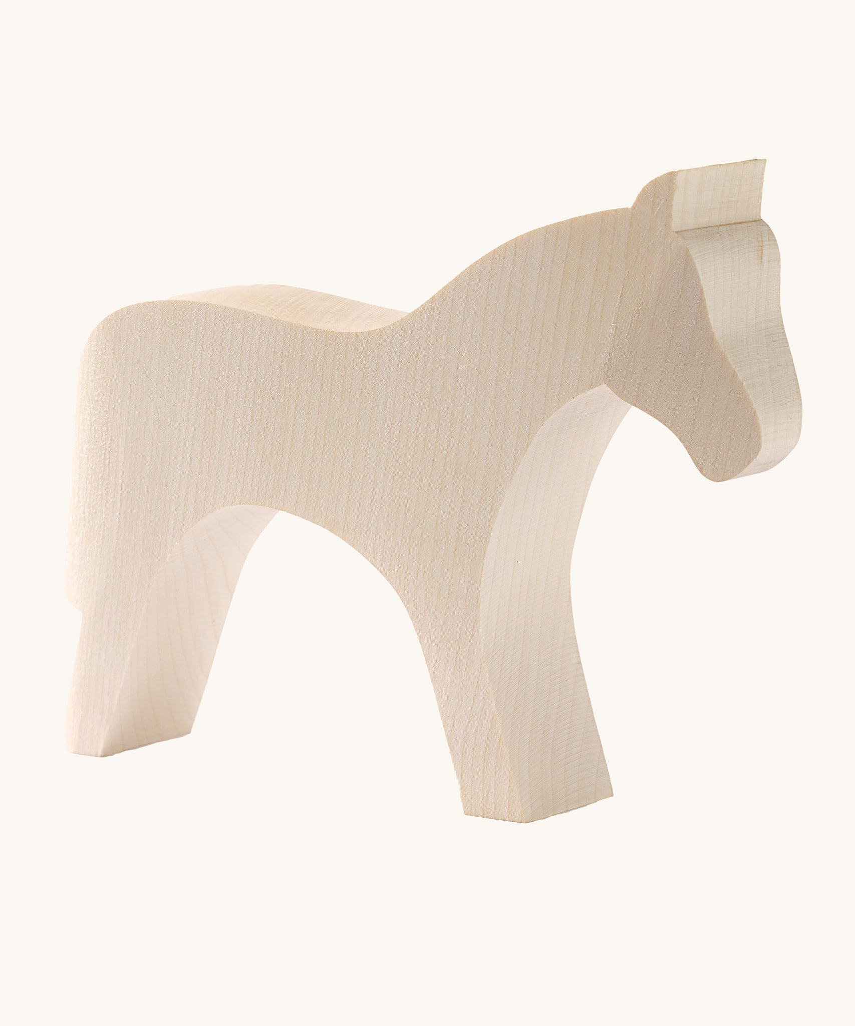 Ostheimer paint your own horse figure. The unfinished wooden figure is ready for you to paint and get creative with. 