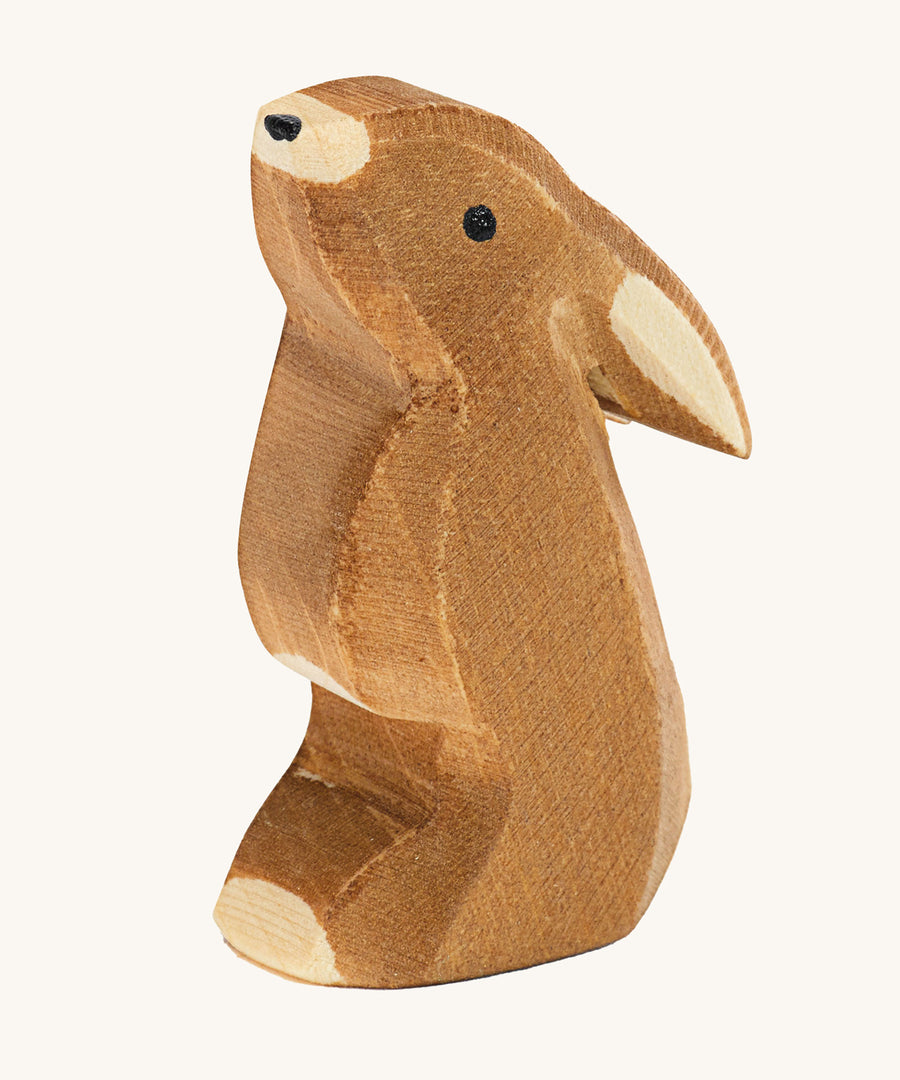 Ostheimer rabbit figure with low ears on a plain background. 