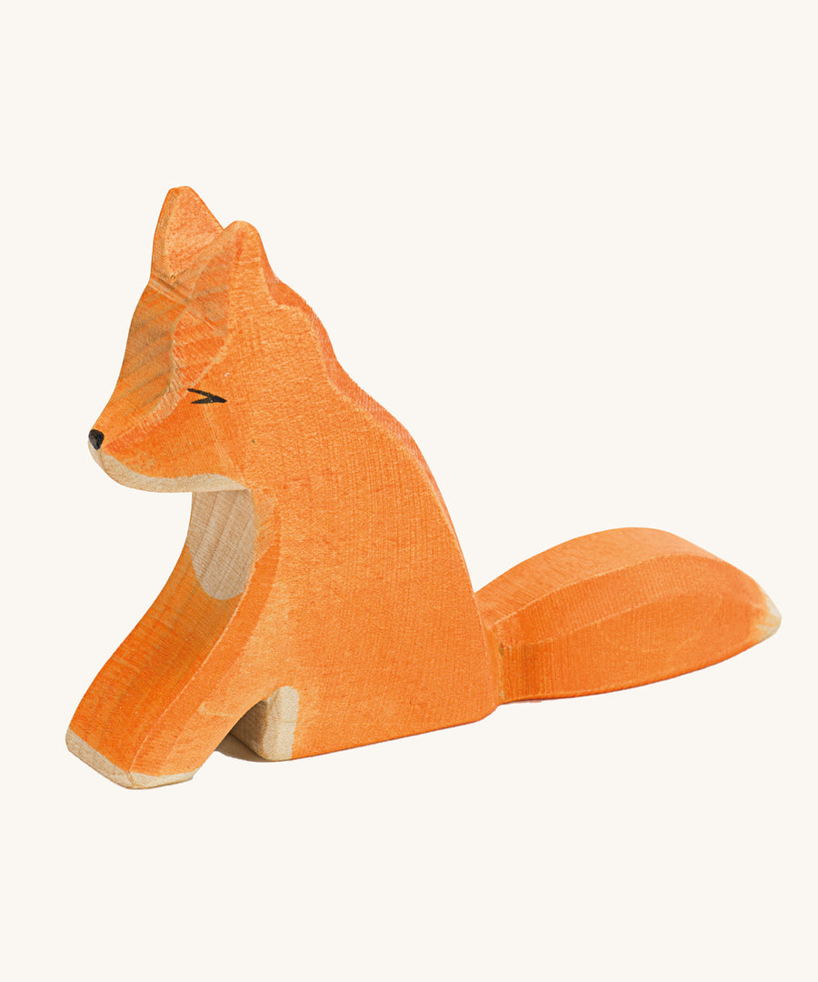 Ostheimer Sitting Fox toy figure on a plain background. 