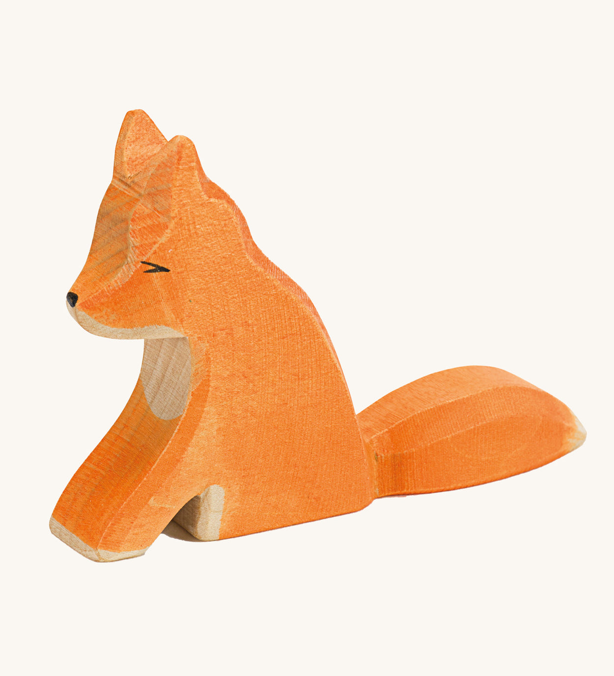 Ostheimer Sitting Fox toy figure on a plain background. 